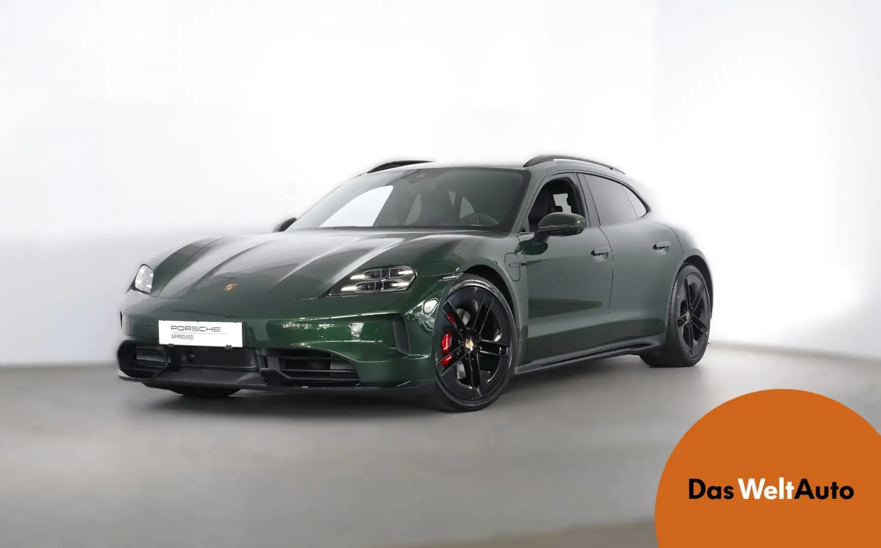 Porsche Taycan 4S Sport Turismo Groen - 1