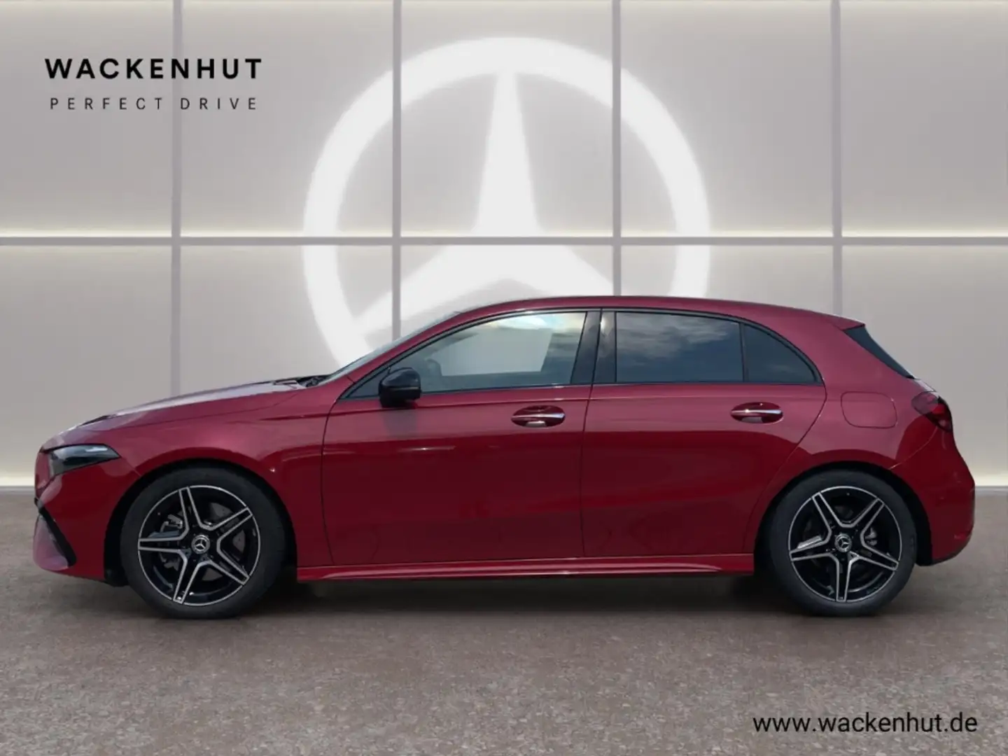 Mercedes-Benz A 220 d AMG ADV+ NIGHT DISTRONIC WINTER AMBIENTE Rojo - 2