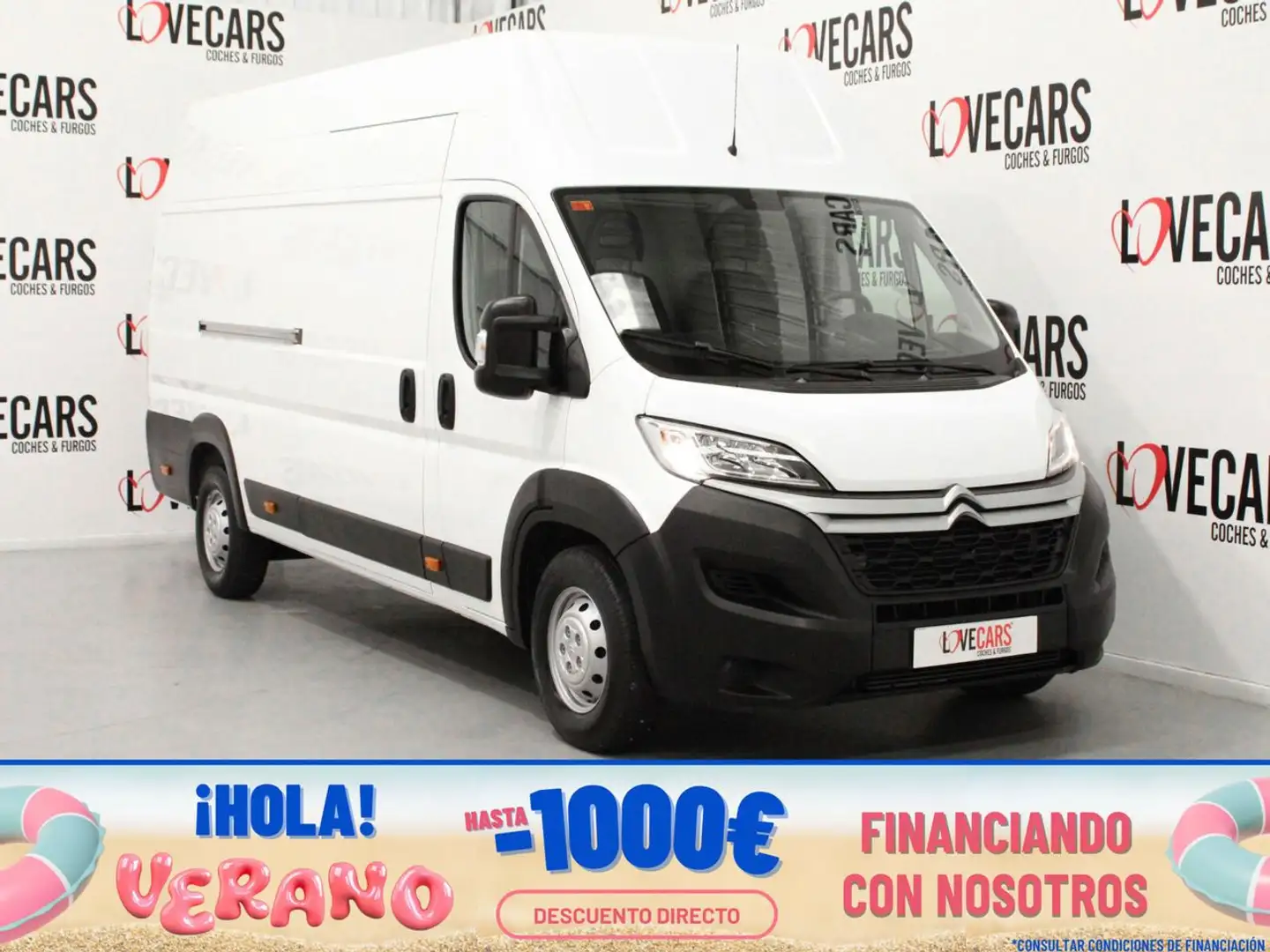 Citroen Jumper BlueHDI FURGÓN 35 L4 H3 165 Wit - 1