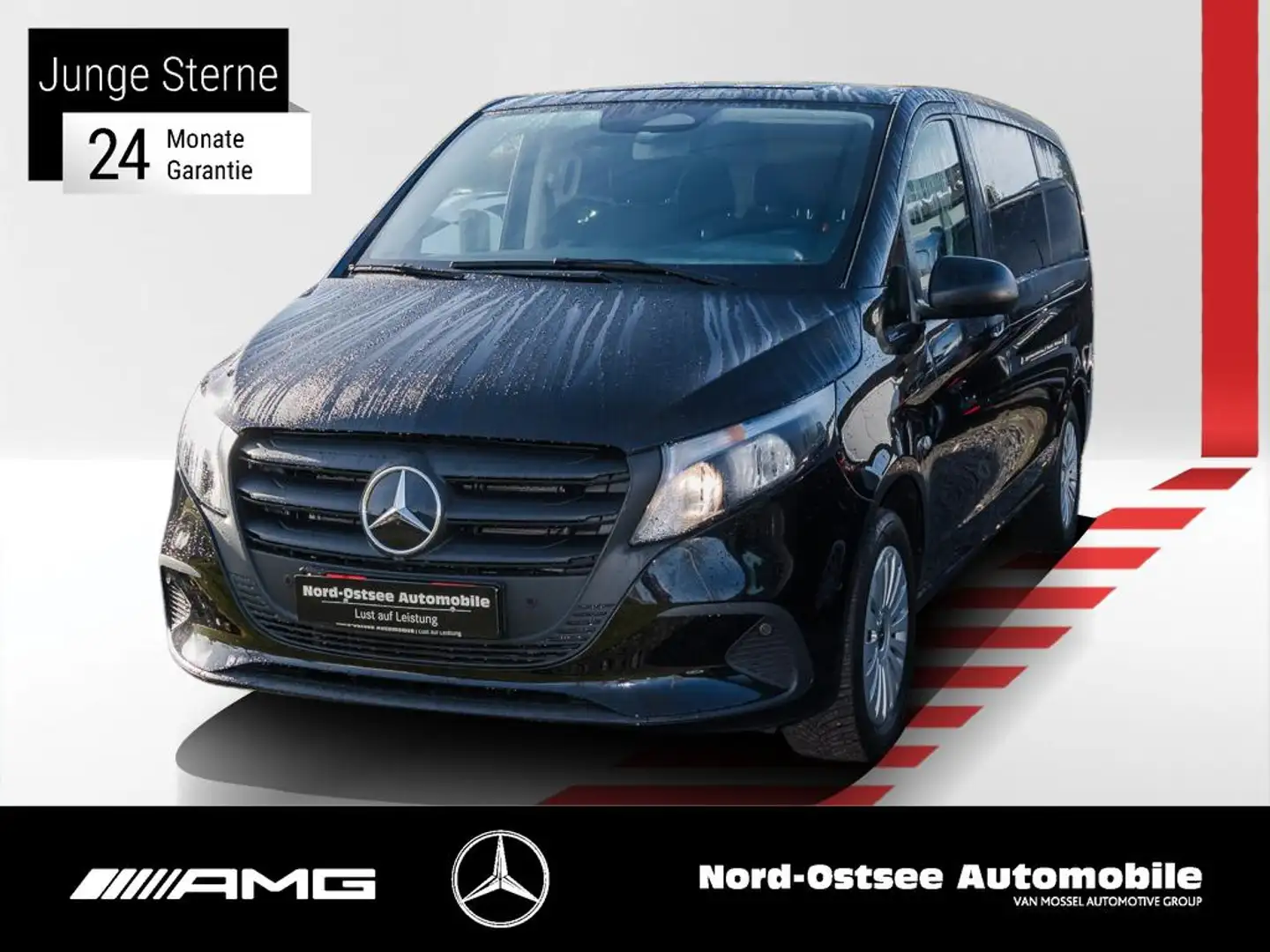 Mercedes-Benz Vito 116 TOURER NEUES MODELL AHK 2,5T 2X KLIMA Negro - 1
