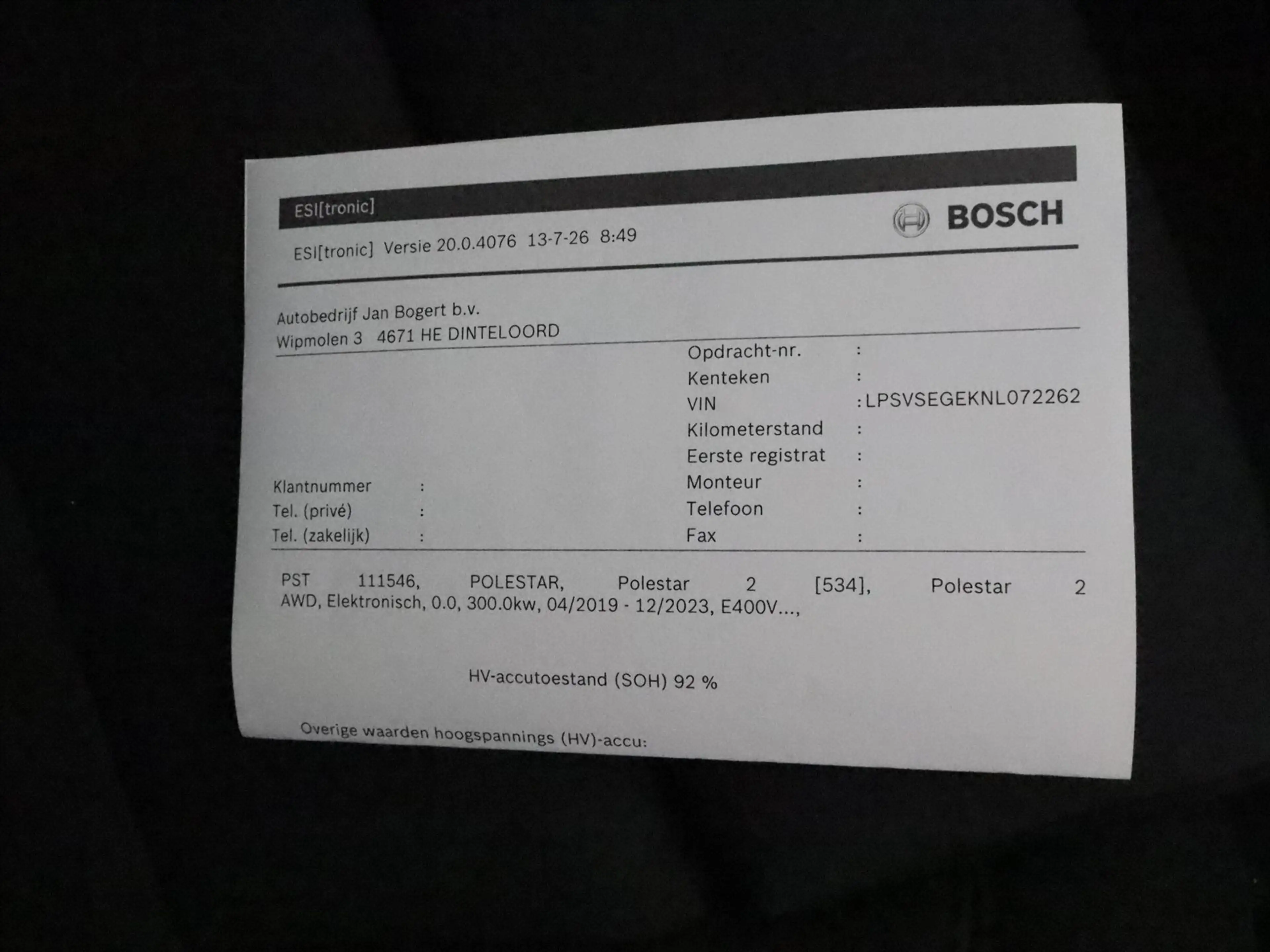 Polestar 2 Long Range Single Motor 231pk 92% SoH [ TREKHAAK+W — photo 2