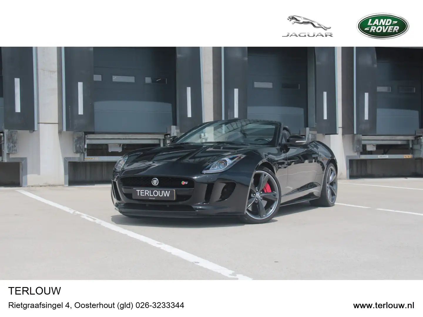 Jaguar F-Type 5.0 V8 S Convertible Zwart - 1