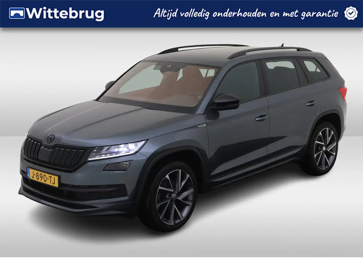 Skoda Kodiaq 1.5 TSI Sportline Business 7p. / AUTOMAAT/ TREKHAA Grijs - 1