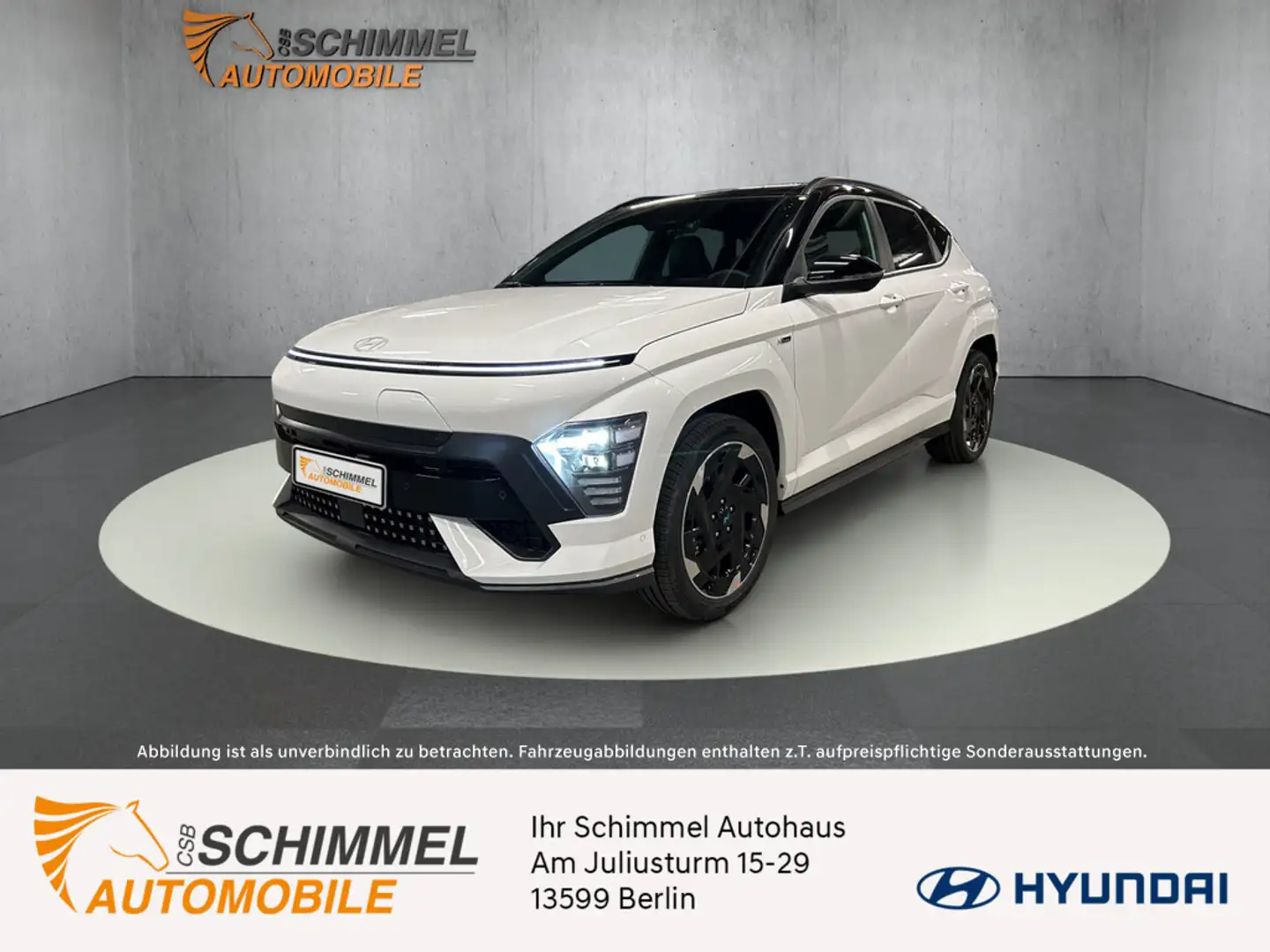 Hyundai KONA EV N-Line X 65,4 kWh MY25 NAVI LED 360° Blanc - 1
