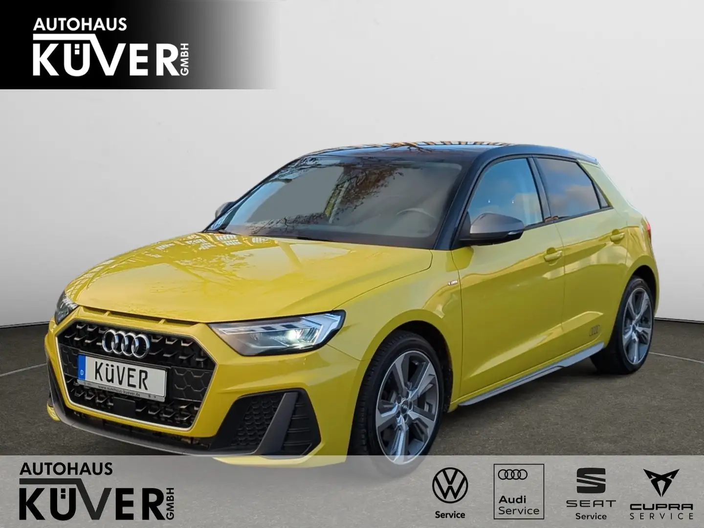 Audi A1 Sportback S-Line 40 TFSI APP*NAVI*LED*PDC Gelb - 1