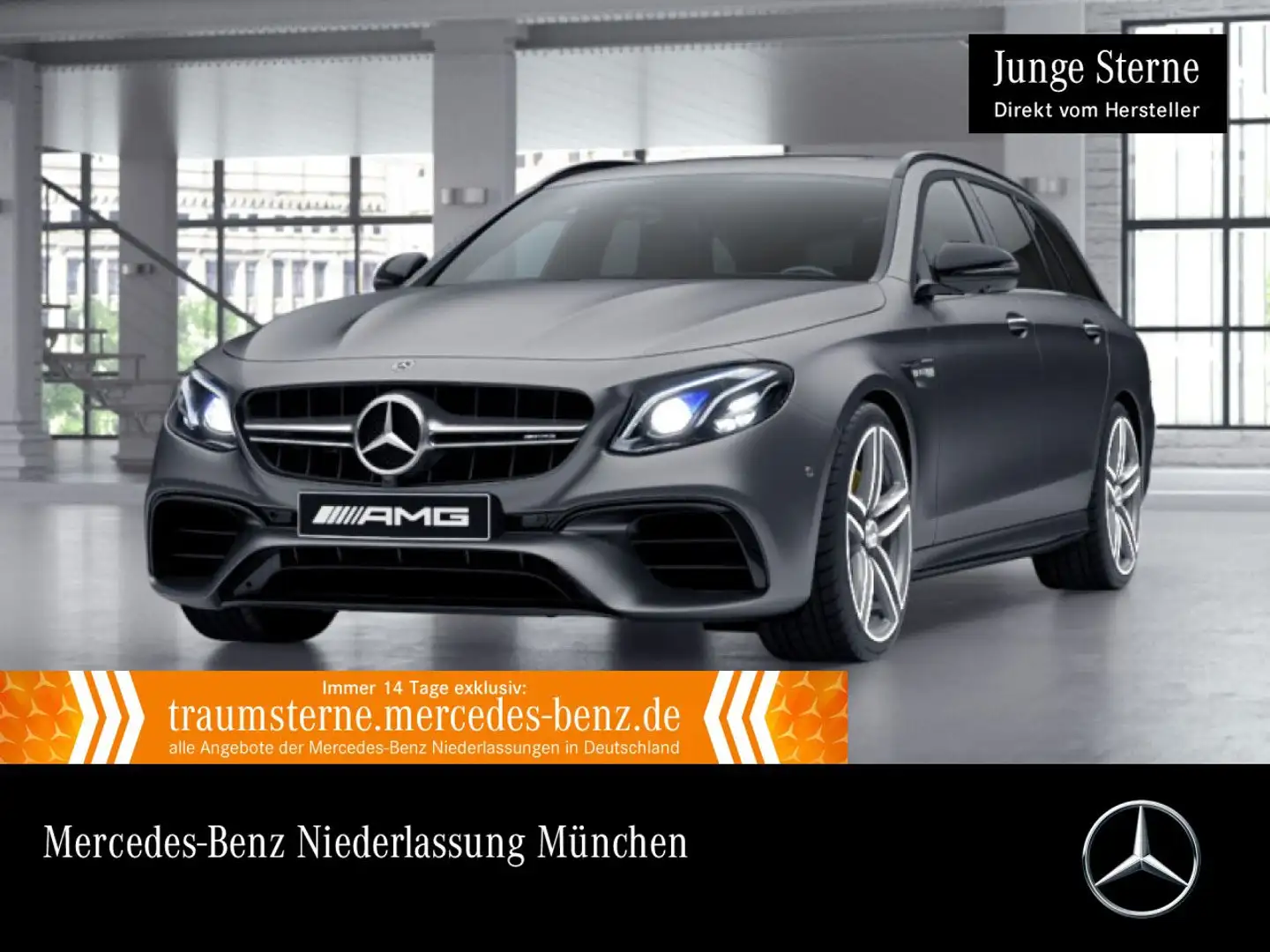 Mercedes-Benz E 63 AMG E 63 S 4M T-Modell AMG+DRIVERS+NIGHT+360+AHK+HUD Grau - 1