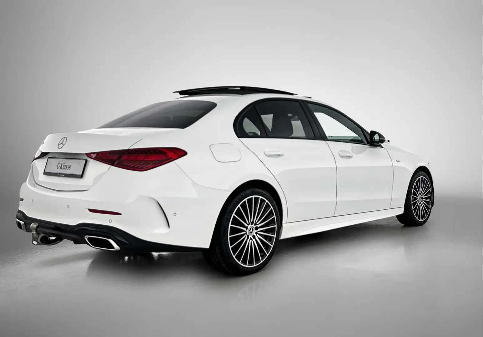 Mercedes-Benz C 300 e Business Solution AMG | Trekhaak | Nightpakket | Wit - 2