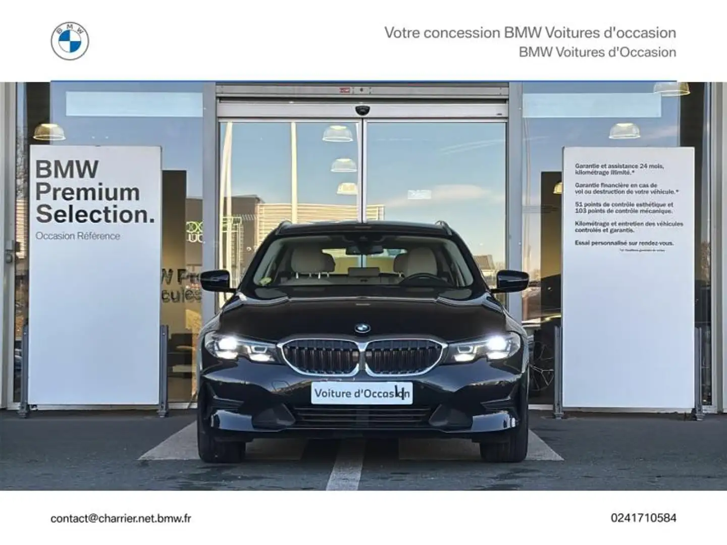 BMW 318 318dA MH 150ch Business Design Noir - 2
