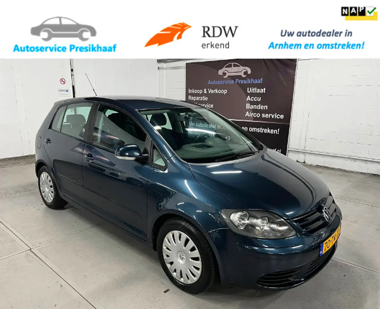 Volkswagen Golf Plus 1.6 Optive 2 AIRCO / NAP / ISOFIX Gris - 1