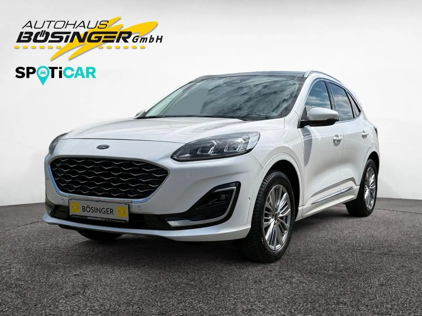 Ford Kuga Hybrid VIGNALE / ALLRAD / HUD - TOP! Weiß - 2