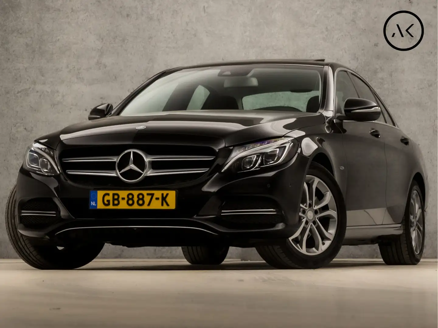 Mercedes-Benz C 180 Prestige Sport 157Pk Automaat (SCHUIFDAK, NAVIGATI Siyah - 1