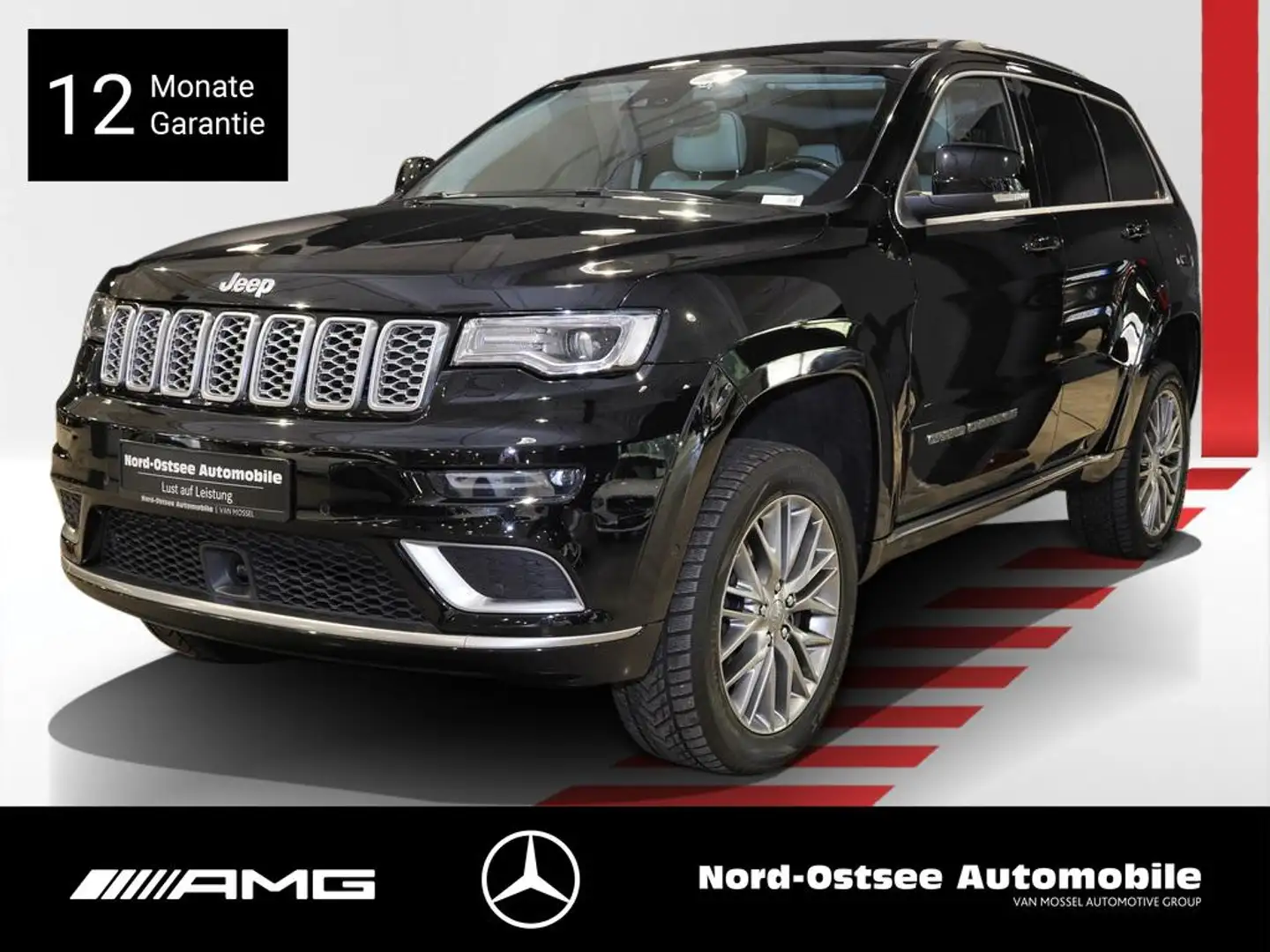 Jeep Grand Cherokee 3,0 CRD Summit Pano Xenon Kamera Noir - 1