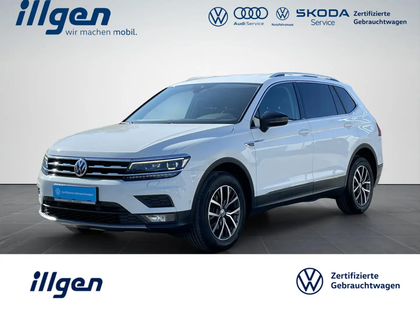 Volkswagen Tiguan Allspace Comfortline 2.0 TDI LED+ACC+APP Weiß - 1