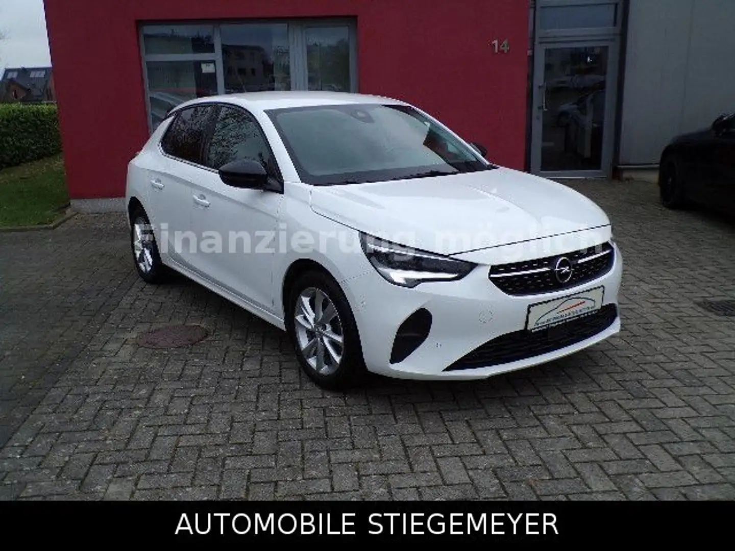 Opel Corsa F Elegance Navi,Kamera, Teilleder, Led-Sch Blanc - 1
