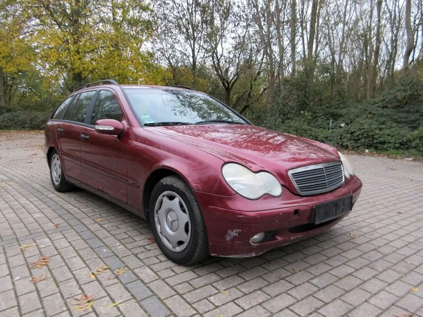 Mercedes-Benz C 180 AC el. FH! TÜV=04/25! VB Rot - 1