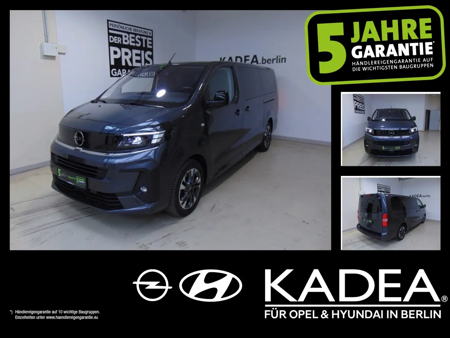 Opel Zafira Life 2.0 D L Navi,Sitzheizung,KlimaA,PDC Grau - 1