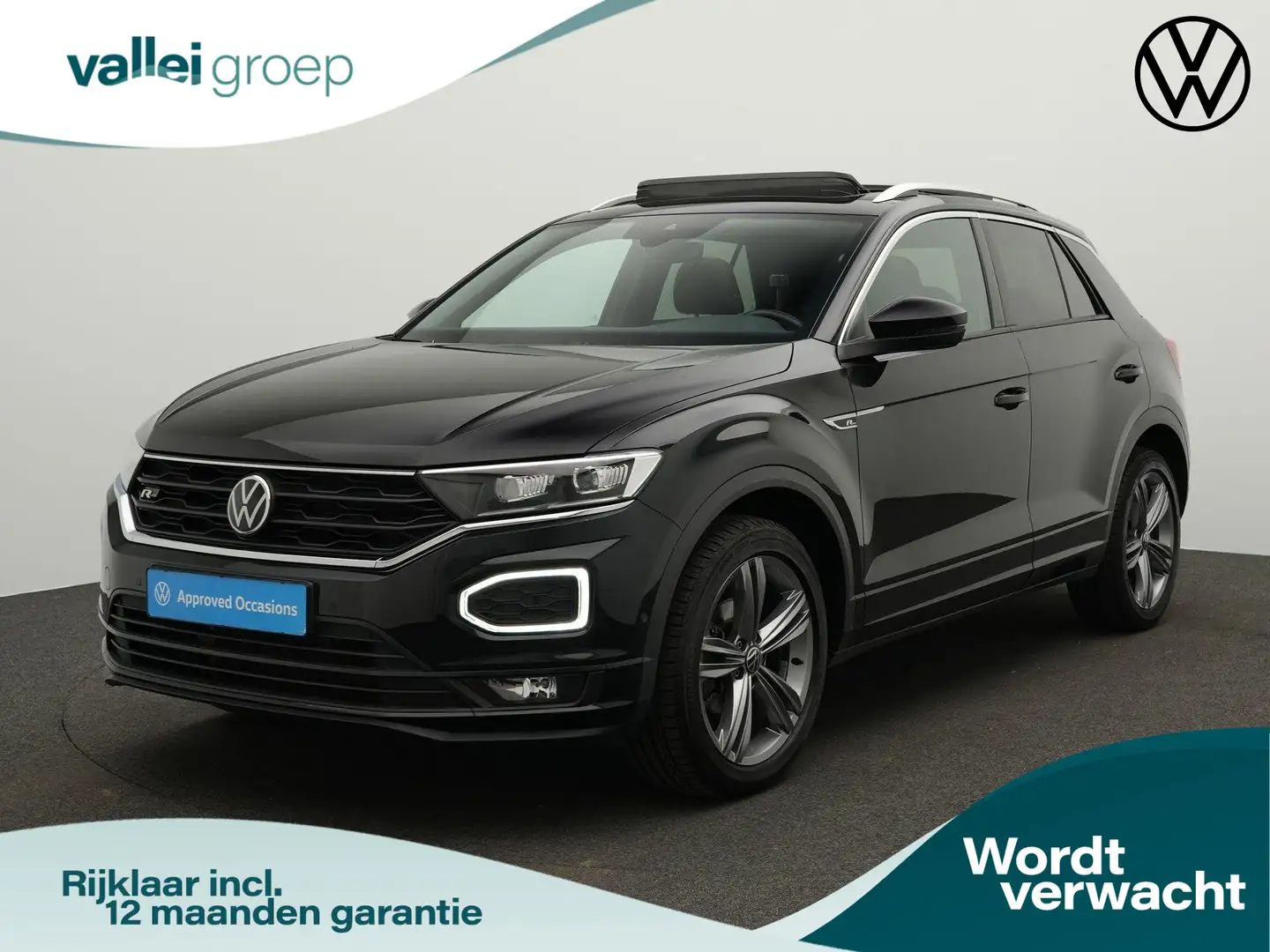Volkswagen T-Roc 1.5 TSI 150 pk DSG Sport Business R / R-Line | Pan Negro - 1