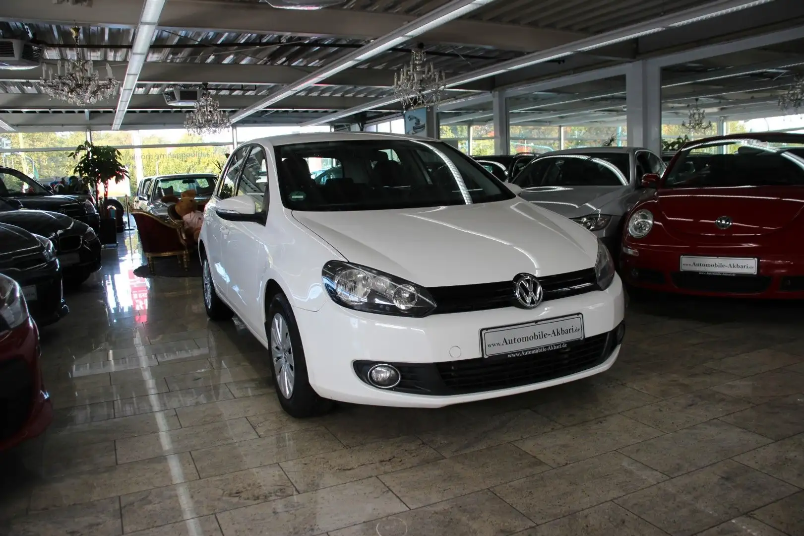 Volkswagen Golf VI Trendline Blanc - 2