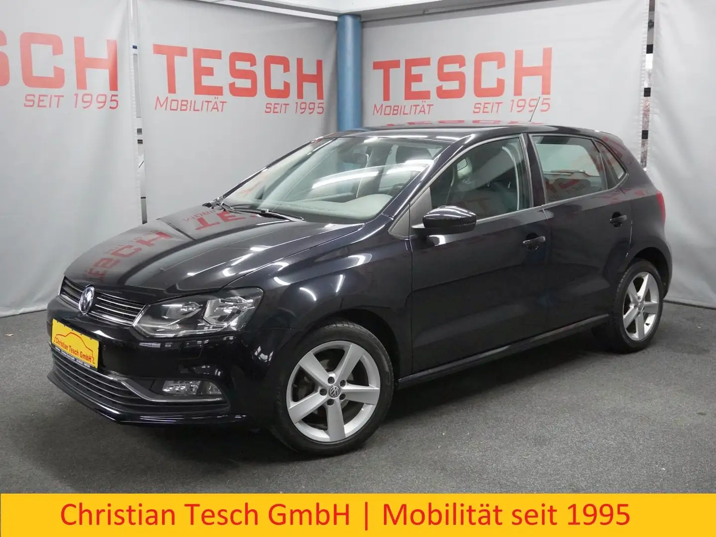 Volkswagen Polo Comfortline 1.2 TSI BMT 1.Hand PDC SHZ ALU Noir - 1