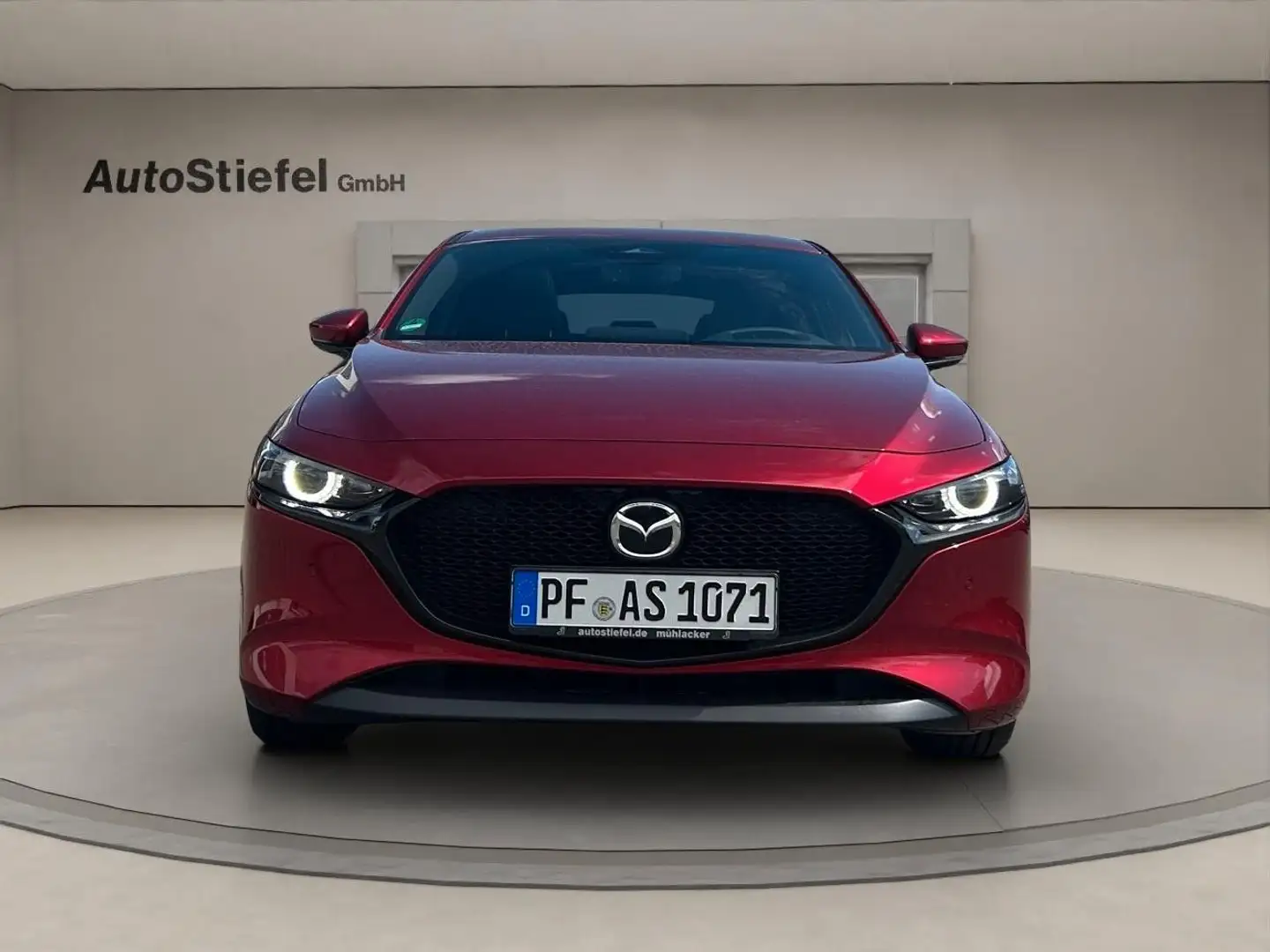 Mazda 3 EXCLUSIVE-LINE SCHIEBEDACH LEDER-S 186 PS 6GS Rot - 2