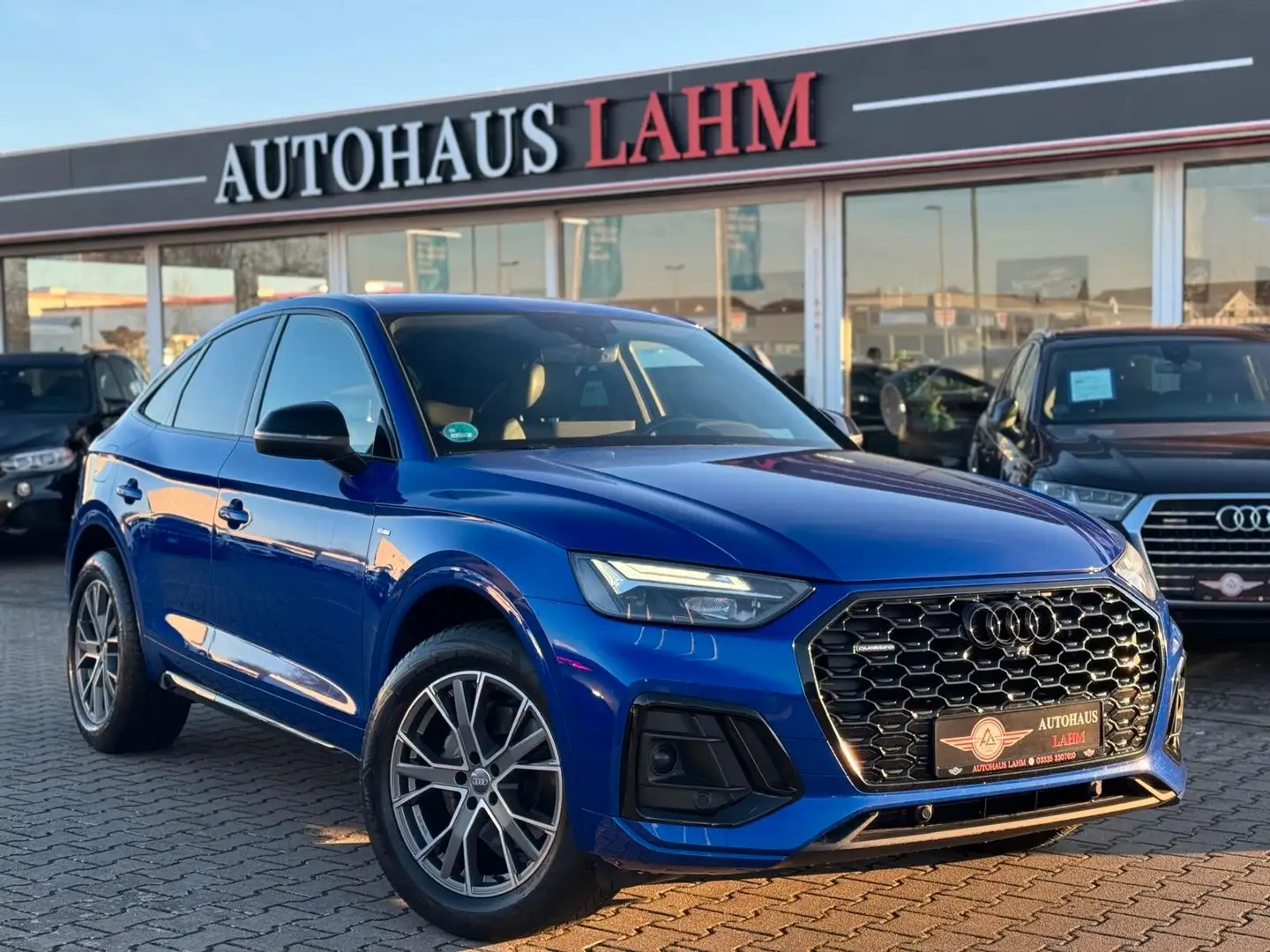 Audi Q5 Sportback 40 TDI quattro"S-lINE-PLUS"AHK*DAB* Blau - 1