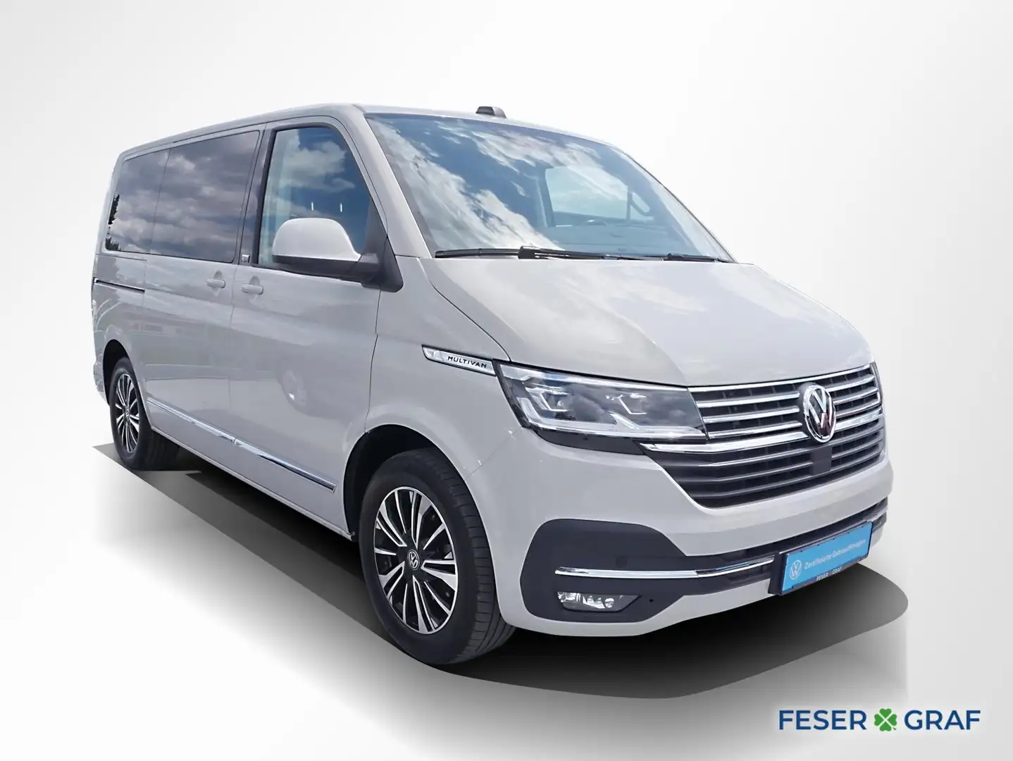 Volkswagen T6.1 Multivan 6.1 2.0 TDI Generation Six DSG 6 Si AHK Navi RüKa Grijs - 2
