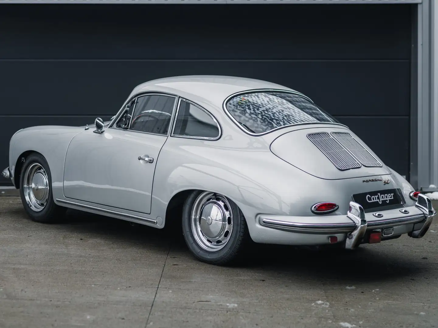 Porsche 356 SC siva - 2