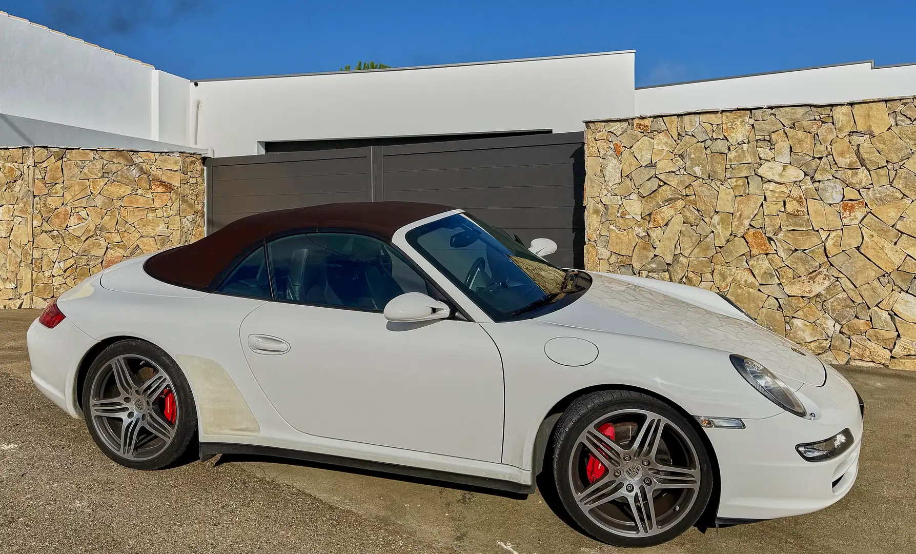 Porsche 997 911 Carrera 4 S Cabriolet Weiß - 2