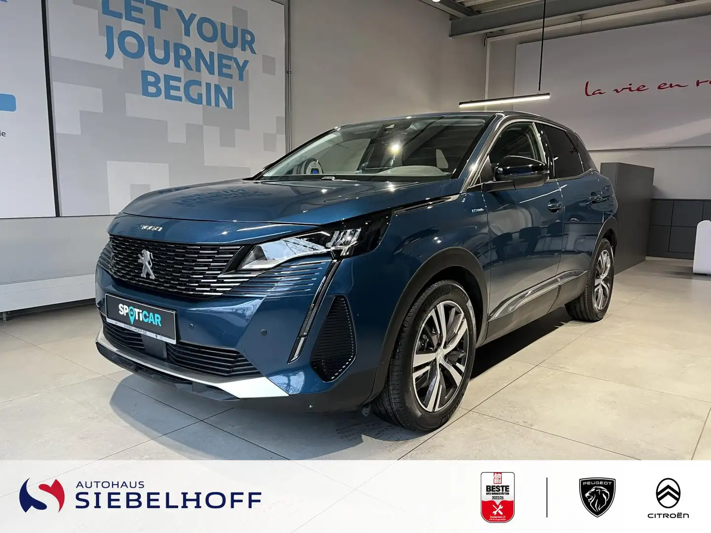 Peugeot 3008 Allure Hybrid 225 e-EAT8 Blau - 2