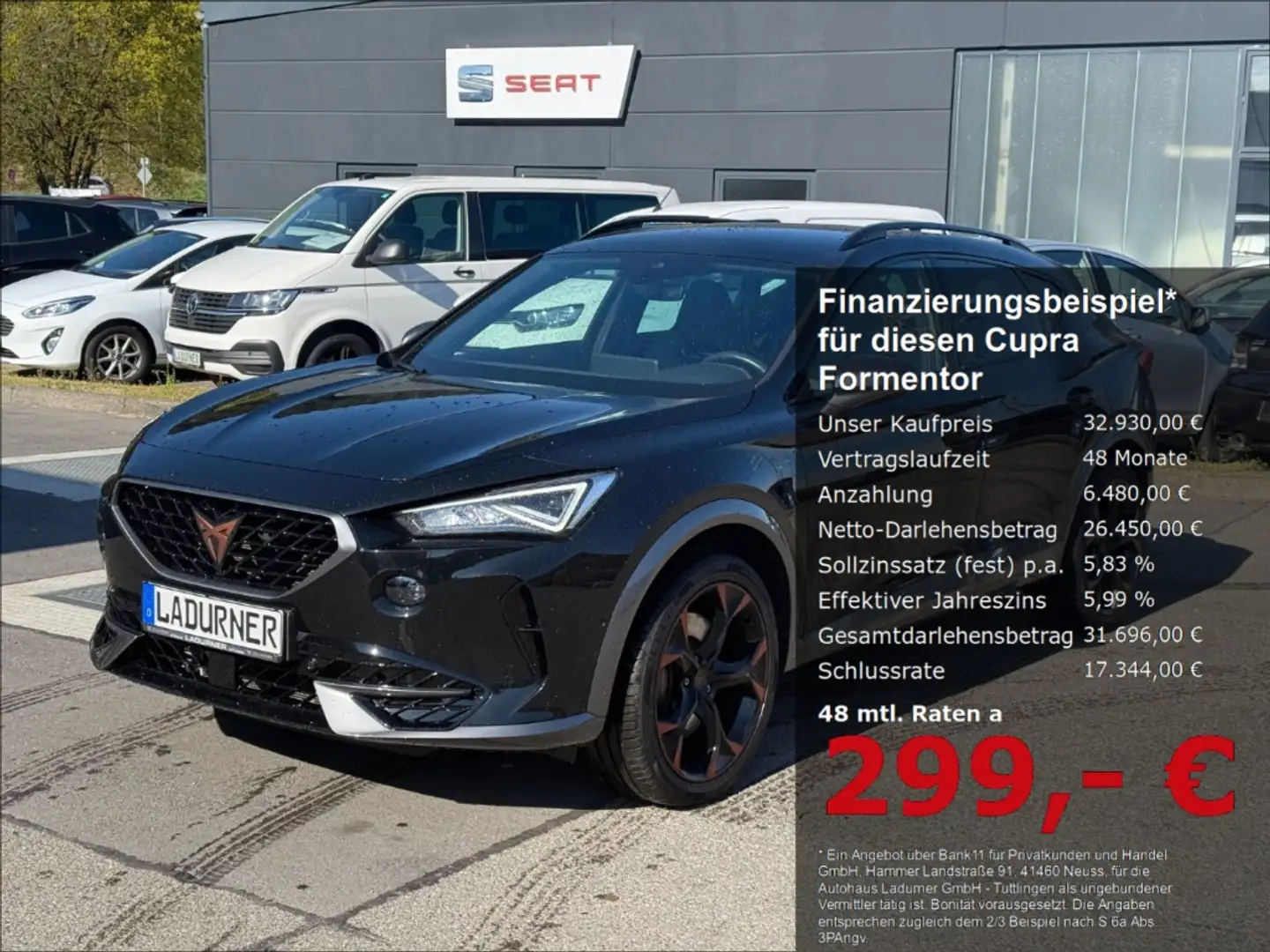 CUPRA Formentor VZ 2.0TSI DSG *NAVI+LEDER+COPPER+AHK* Noir - 1