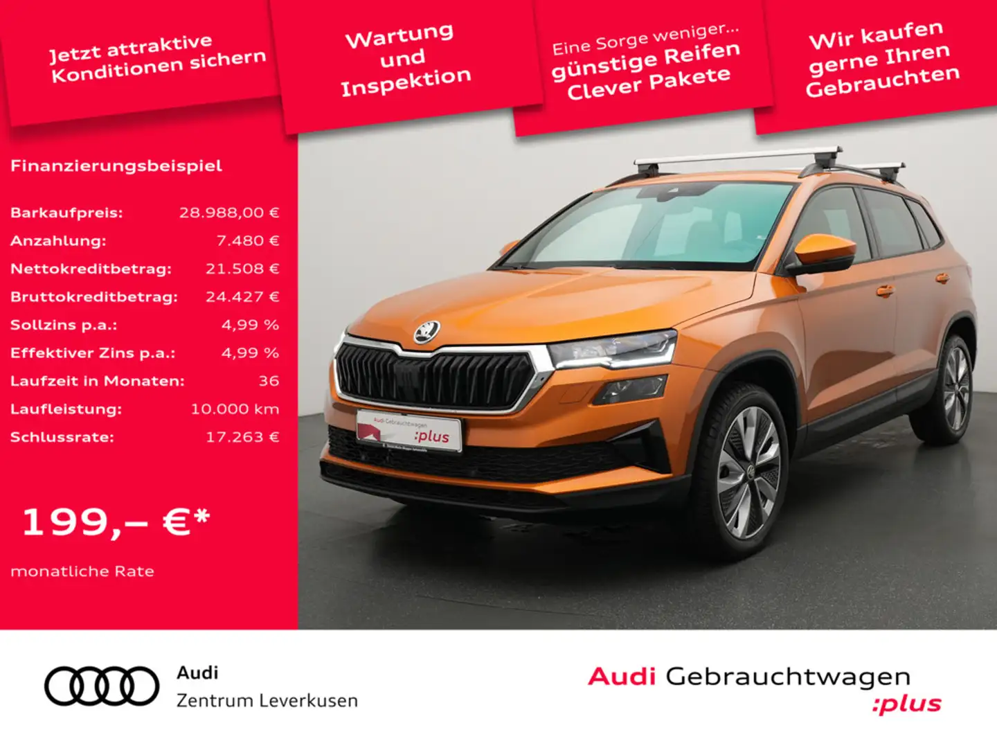 Skoda Karoq Style DSG NAVI VIT MEMORY KAM SHZ CARPLAY Schwarz - 1