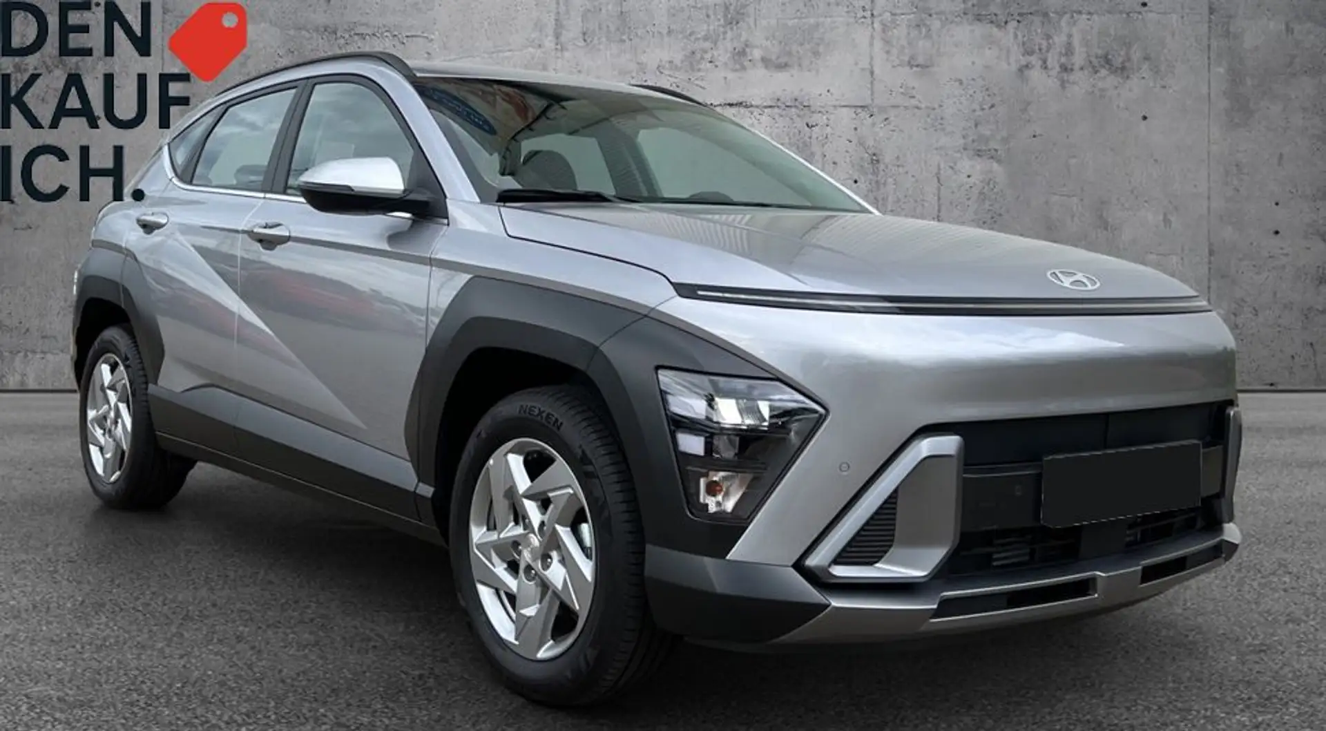 Hyundai KONA 1.6 T-GDI DCT Trend NAVI TechPak Grau - 1