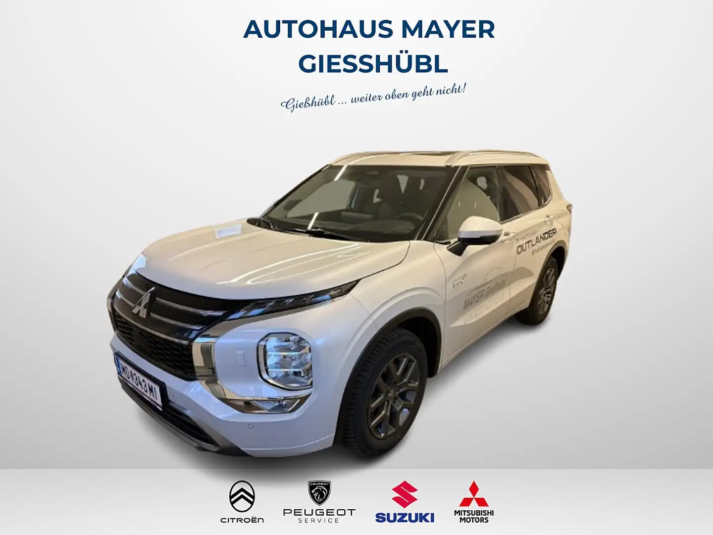 Mitsubishi Outlander 2,4 PHEV S-AWC Diamond Weiß - 1