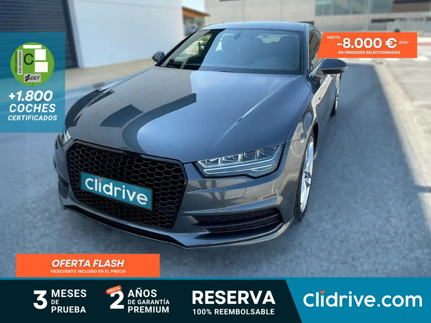 Audi A7 Sportback 3.0TDI quattro S-Tronic 200kW Gris - 1