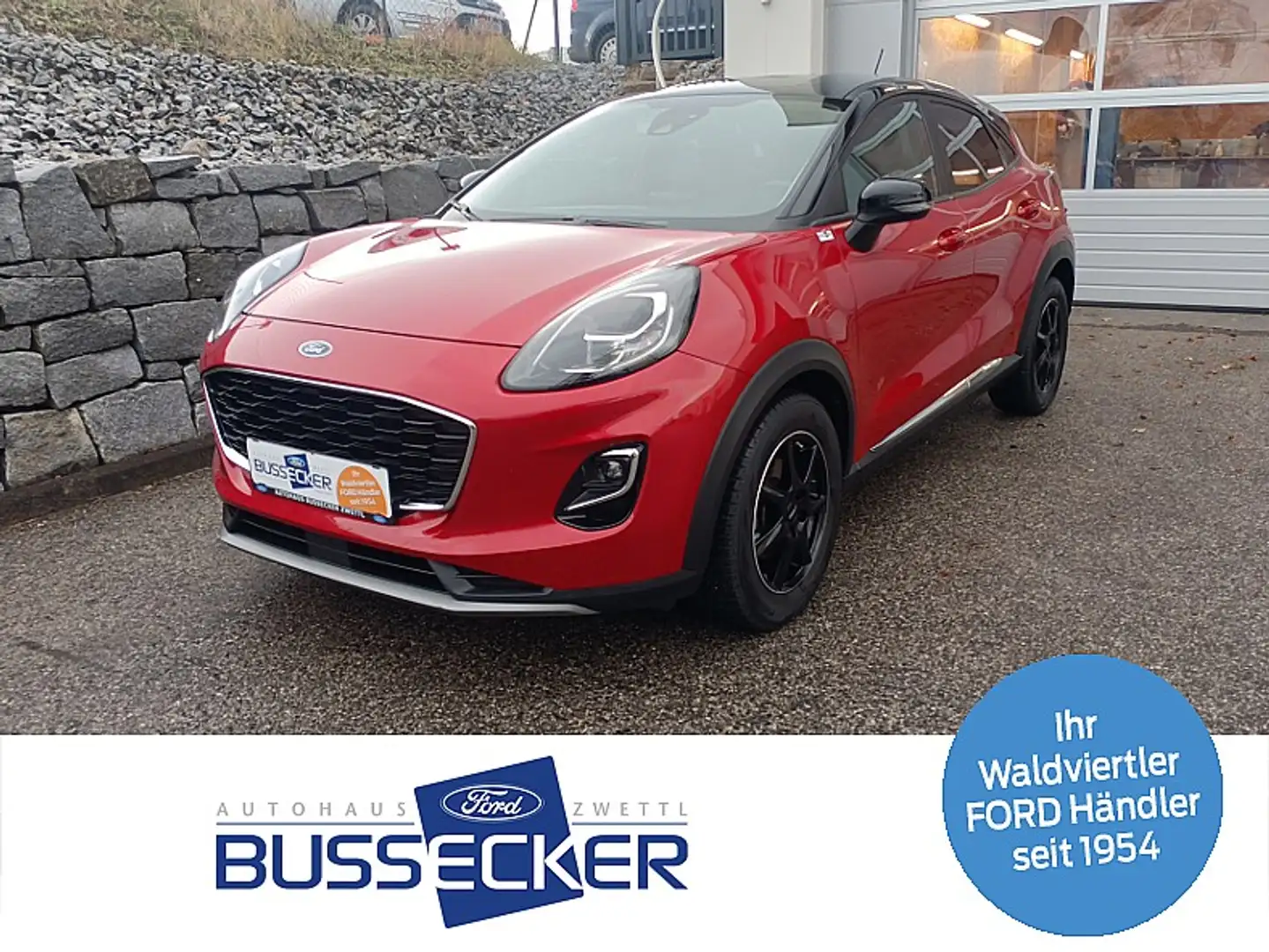 Ford Puma 1,0 EcoBoost Hybrid Titanium Aut. Rot - 1