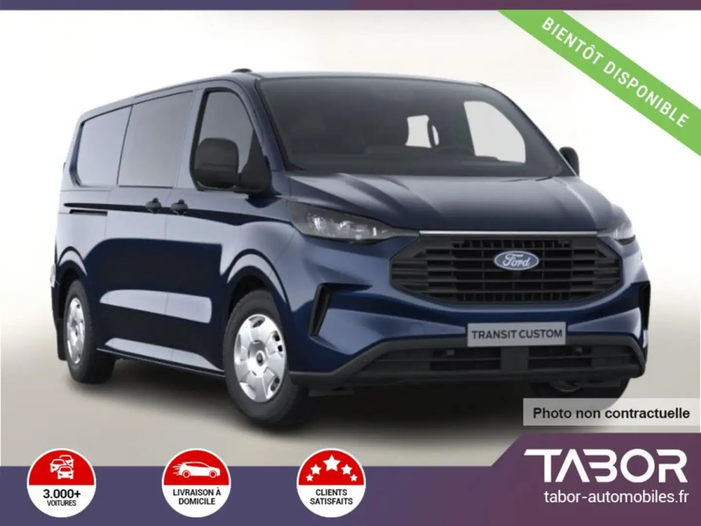 Ford Transit Custom DCiV TDCi 170 Aut Trend 320 Bleu - 1