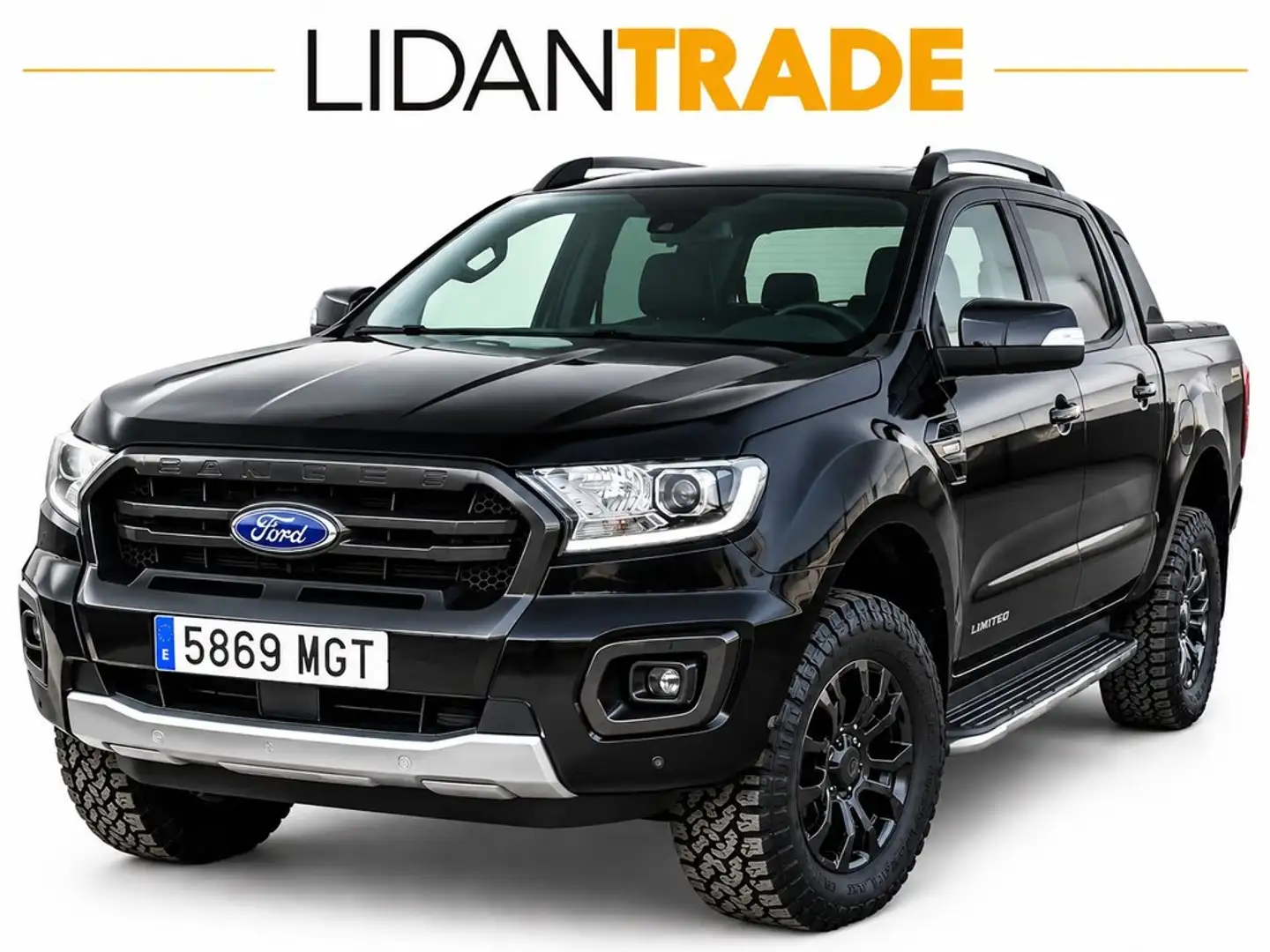 Ford Ranger 2.0 Ecobl 151kW e-AWD D Cab Wildtrack AT Negro - 1