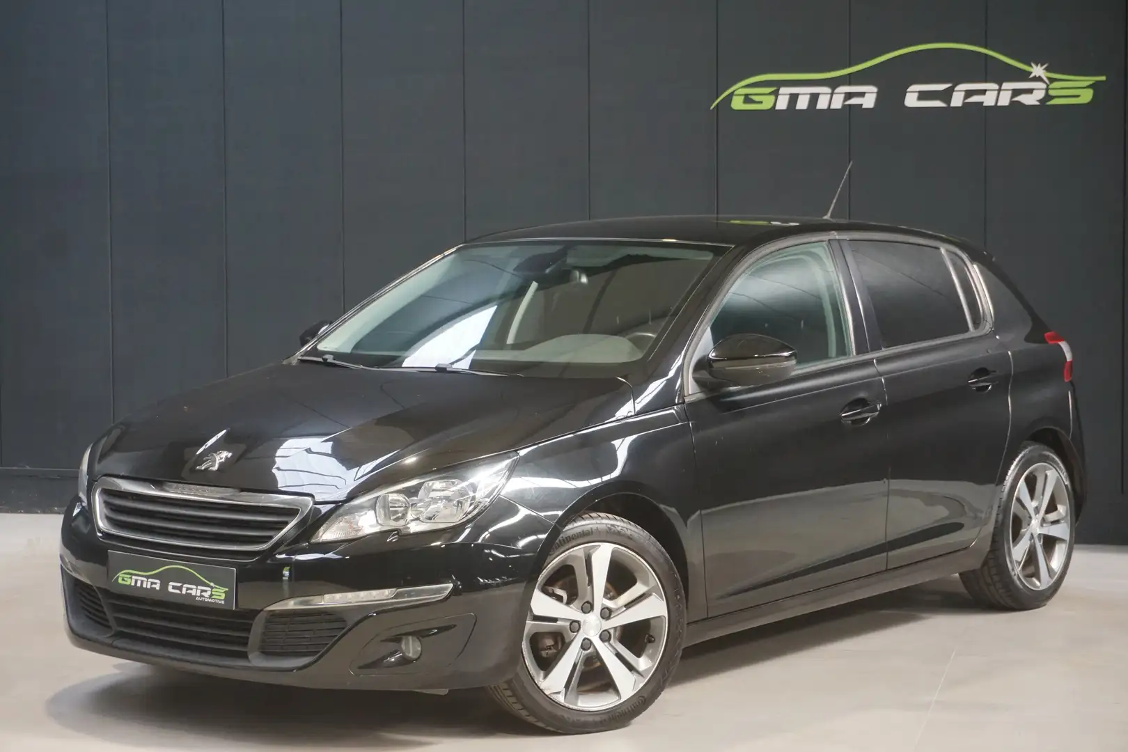 Peugeot 308 1.6 THP Active- Benzine-Airco-Navi-PDC-Garantie Zwart - 1