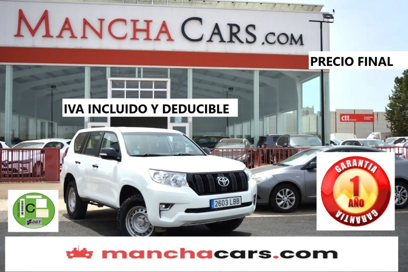 Toyota Land Cruiser D-4D GX Blanco - 1