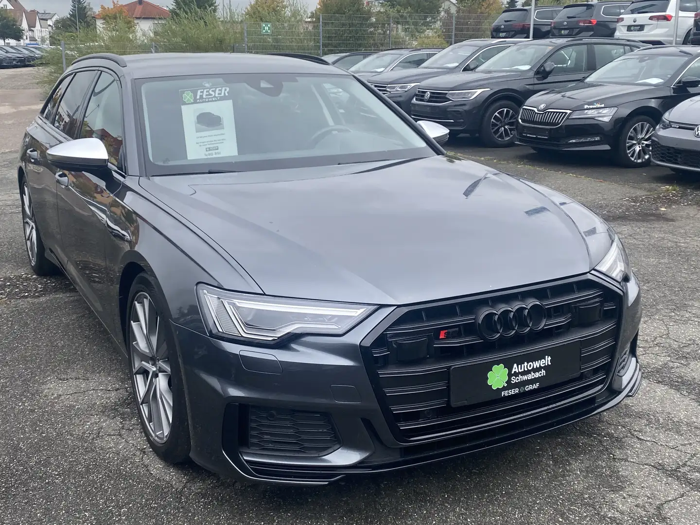 Audi S6 Avant TDI Str. MATRIXLED LEDER ACC Gris - 2