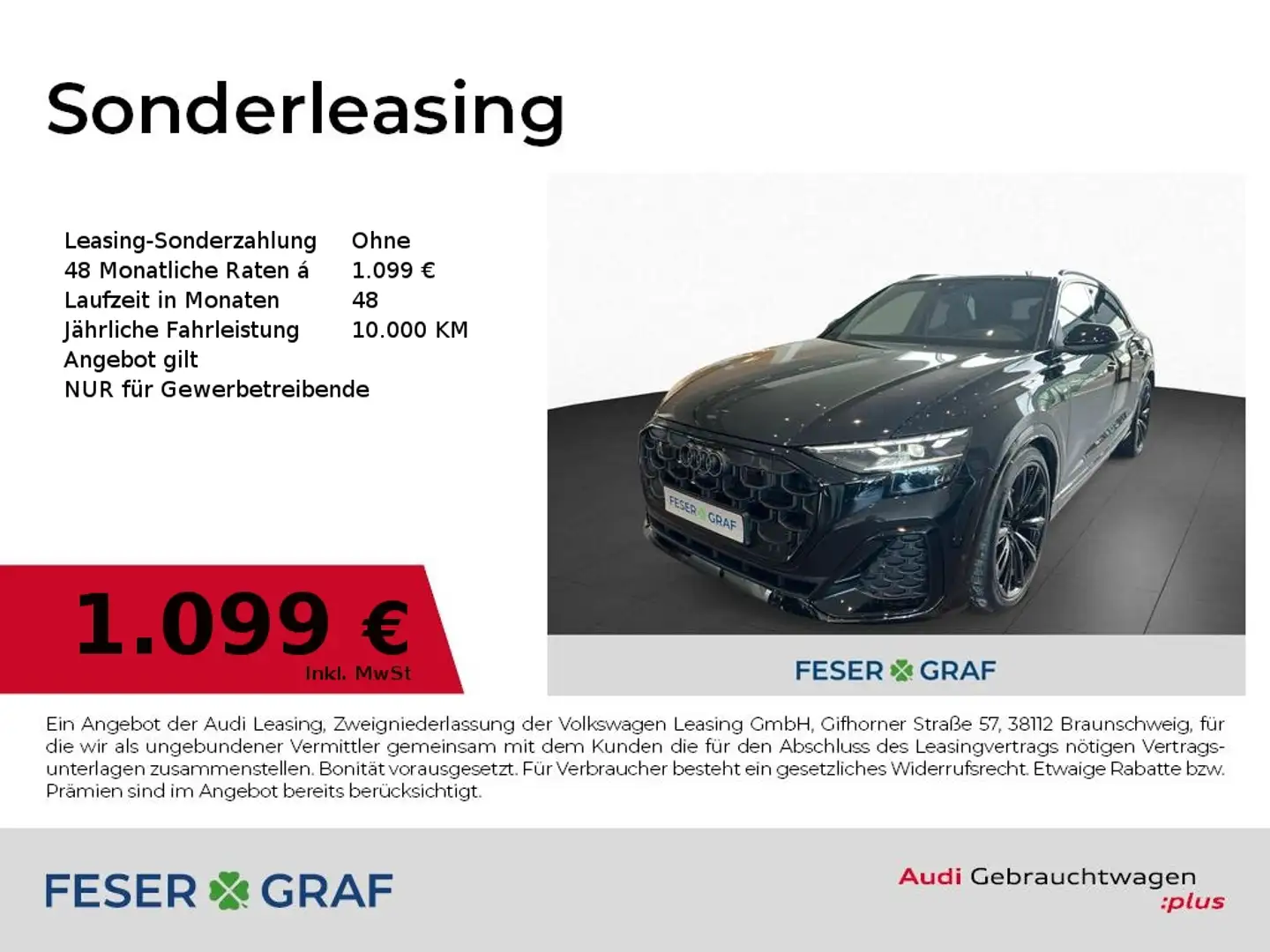 Audi Q8 50 TDI quattro 210kW tiptronic *S line*AHK* Mem Noir - 1
