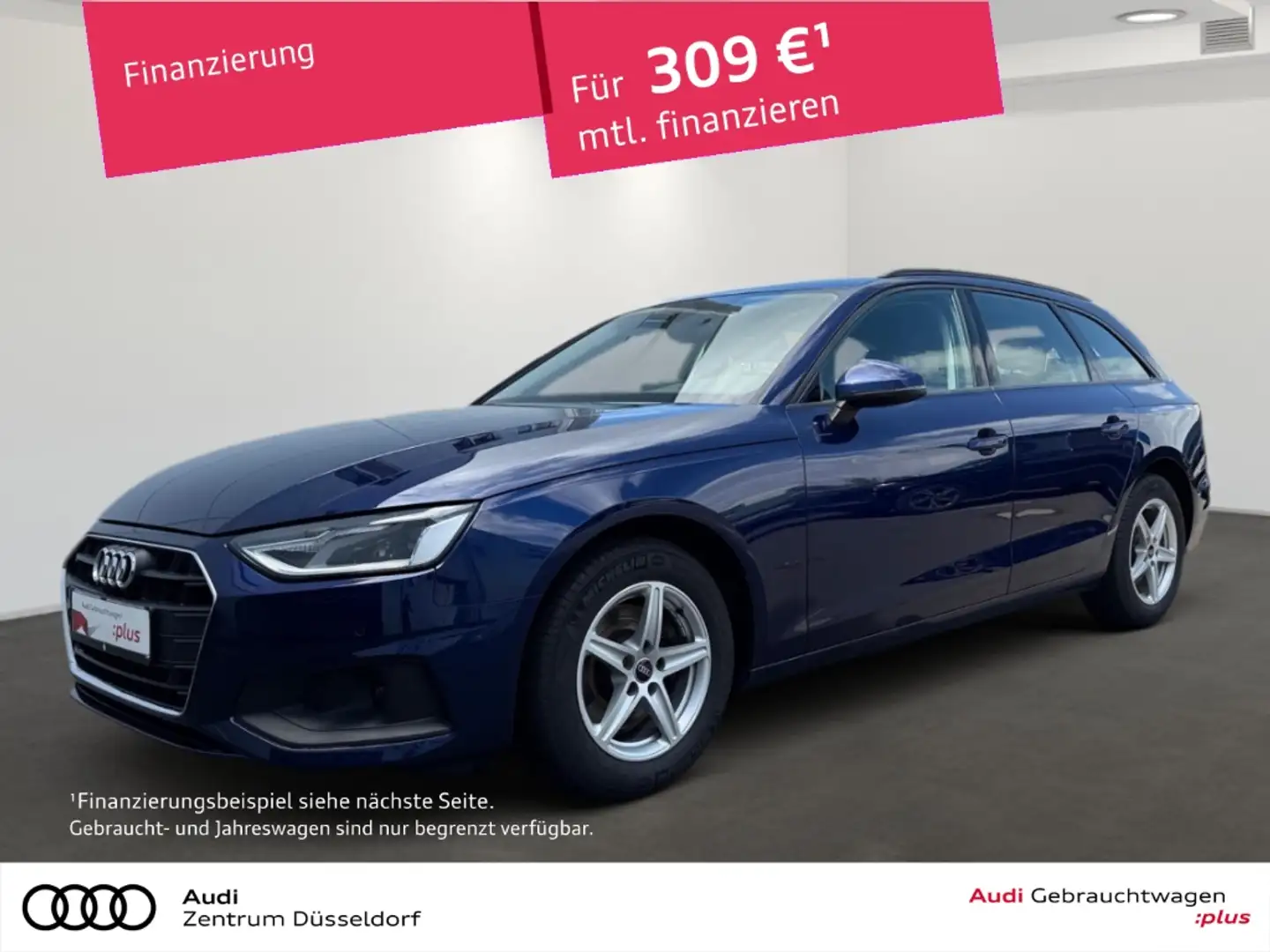 Audi A4 Avant 35 TDI MMI AHK PDC SHZ LED Blau - 1