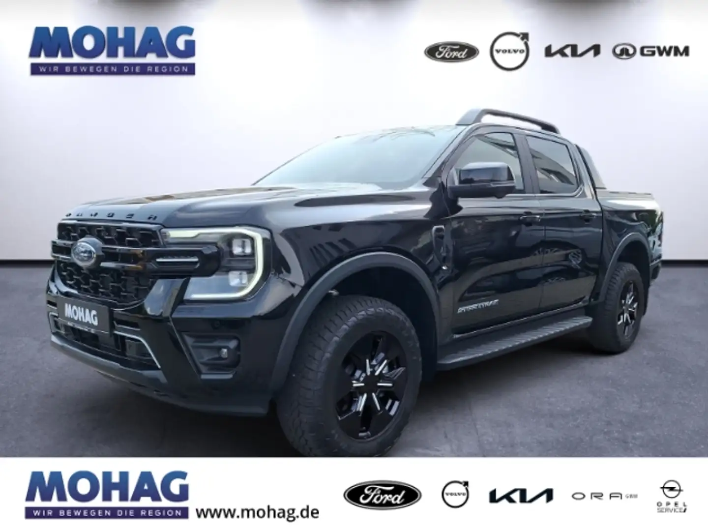 Ford Ranger Stormtrak 2,3l PHEV e-4WD DK -MatrixLED*    -Euro6 Zwart - 1