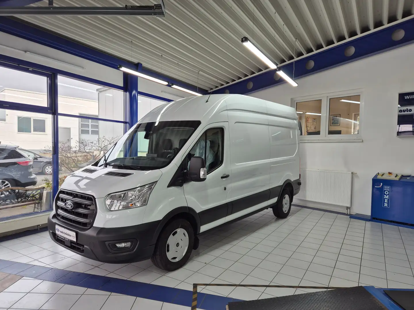 Ford Transit Kasten 350 L3 H3 Trend- 360° Kamera -4 Jahre G. Weiß - 1