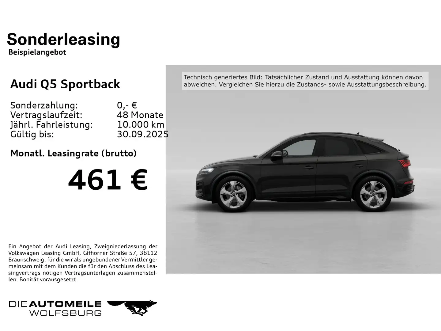 Audi Q5 45 TFSI quattro S tronic advanced A Schwarz - 2