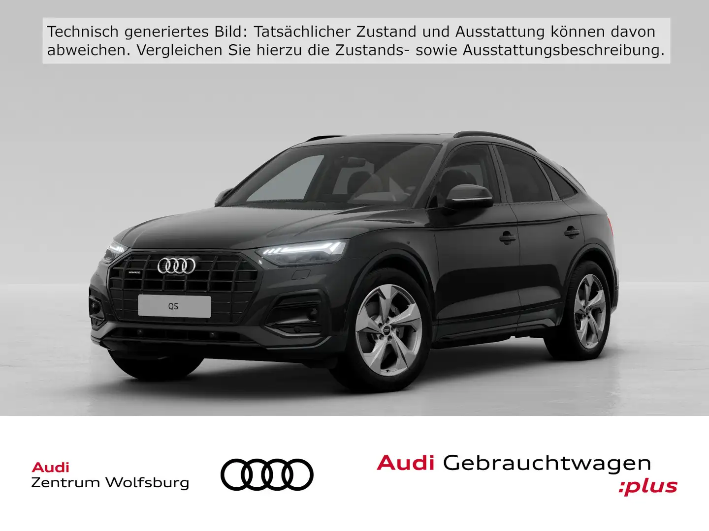 Audi Q5 45 TFSI quattro S tronic advanced A Schwarz - 1