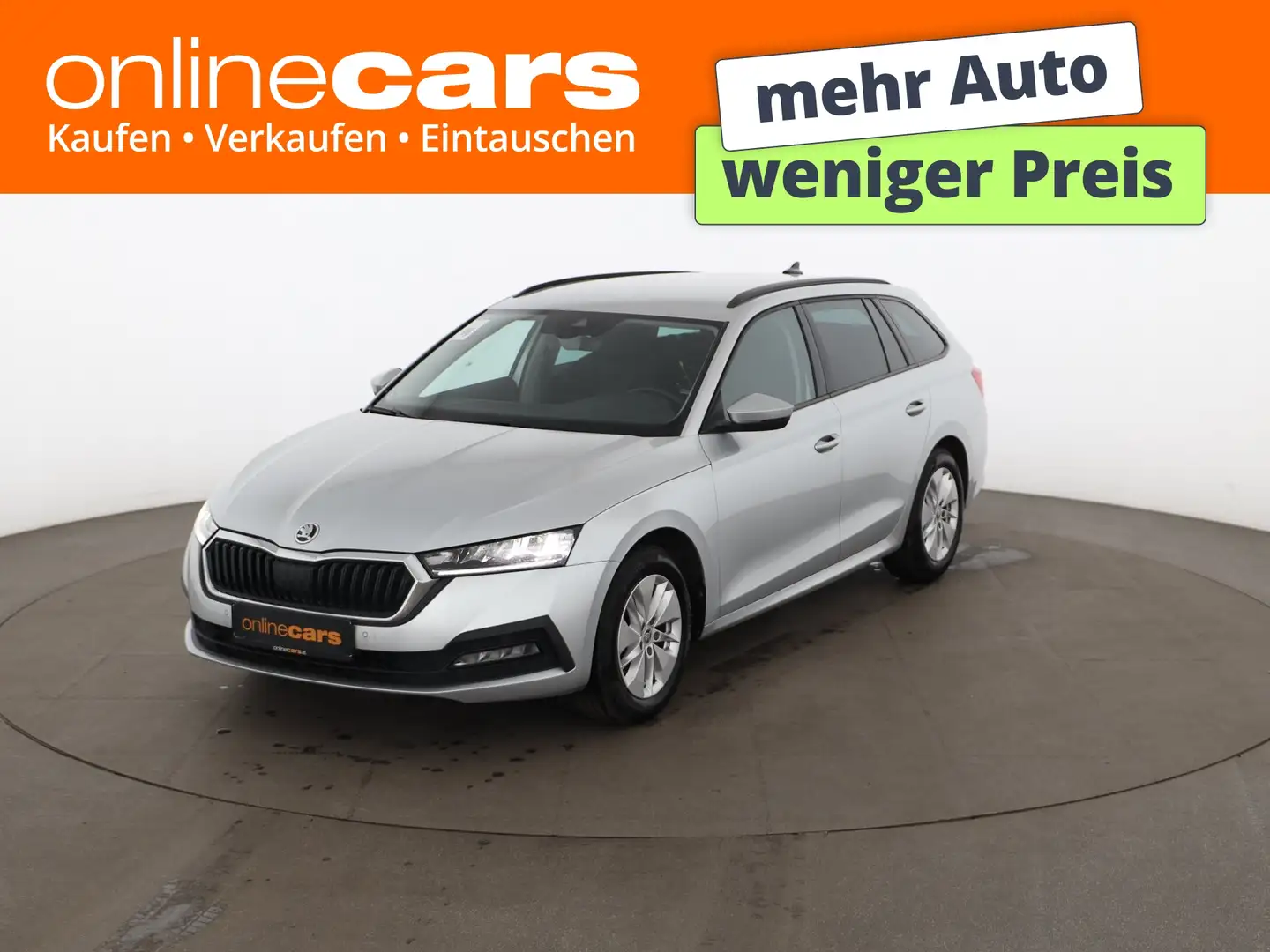 Skoda Octavia Combi 2.0 TDI Ambition LED RADAR NAVI PDC Silber - 1