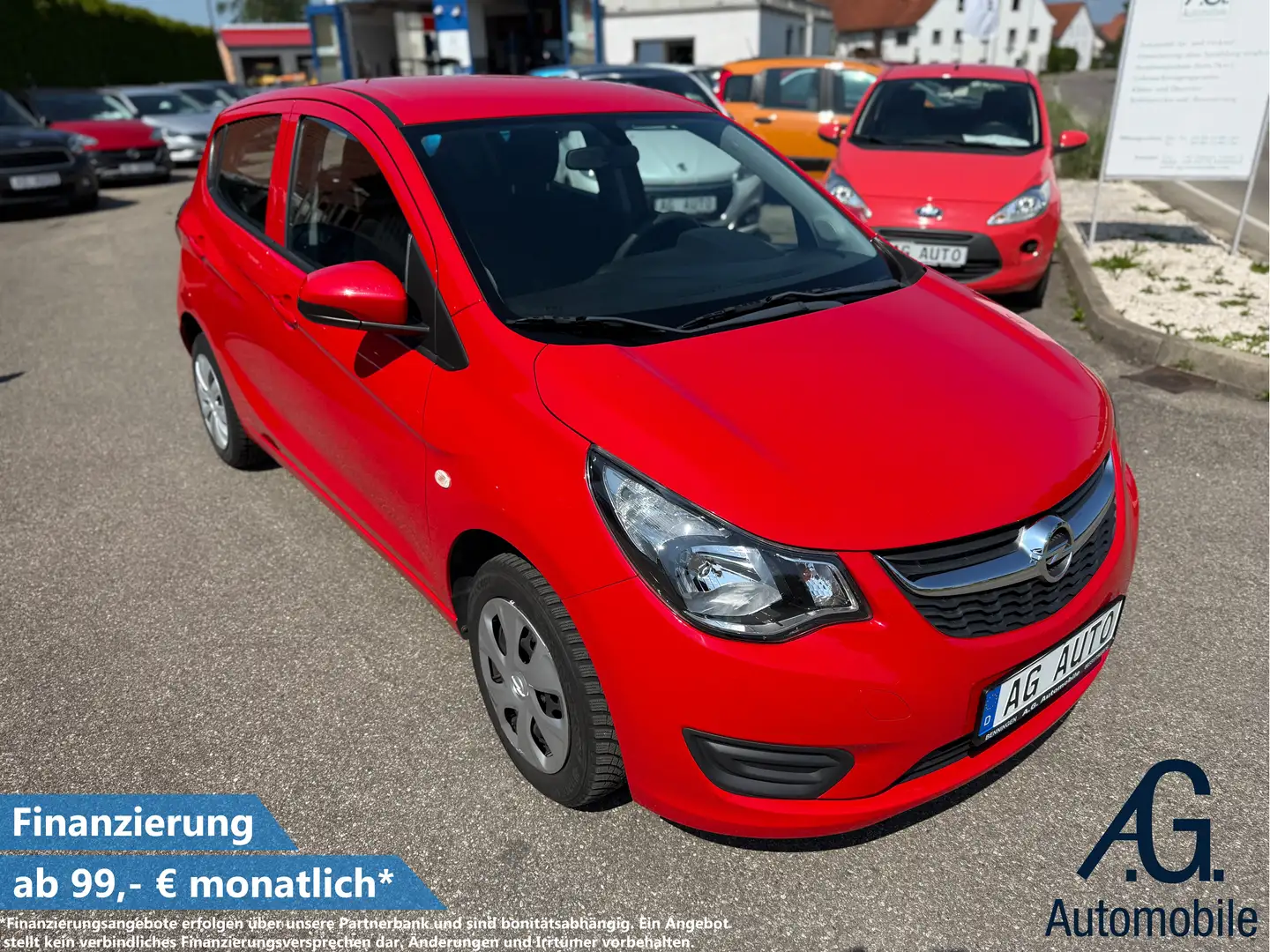 Opel Karl +Garantie Tempomat Klima TÜV+Service NEU Rot - 1