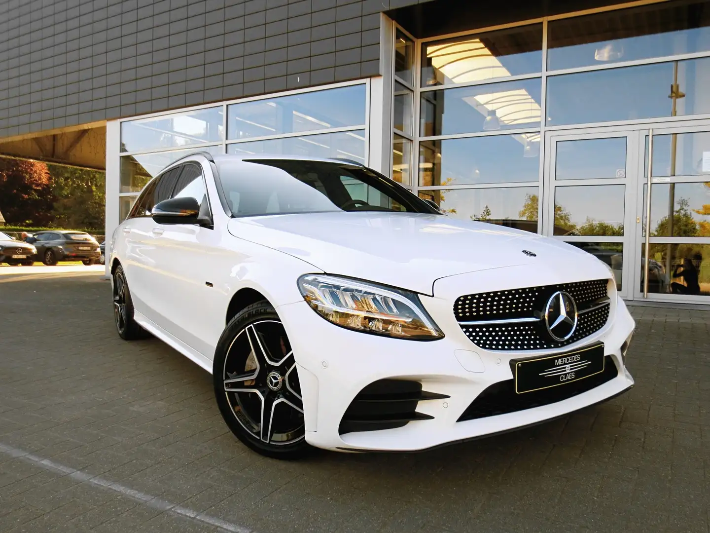 Mercedes-Benz C 300 de break *Hybride*AMG*NightP*Camera*CarPlay*LED* Blanc - 1