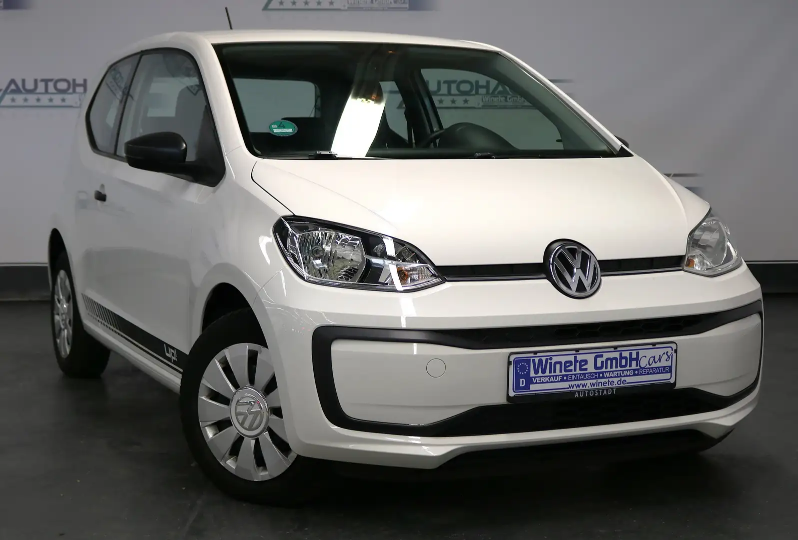 Volkswagen up! take up! 2HAND*KLIMA*elekt.F*AUX*8FachBereift*uvm Weiß - 1